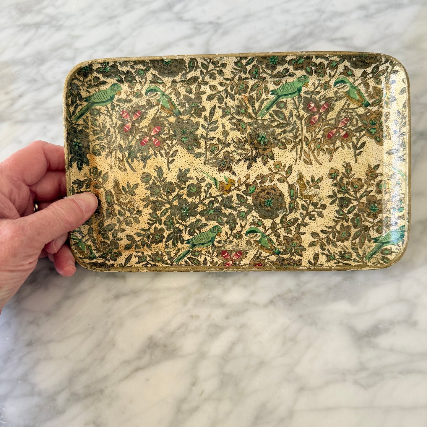 Chinoiserie Japanese Lacquered Tray