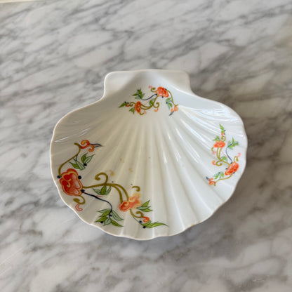 Vintage French Art Nouveau Seashell Trinket Dish by Limoges