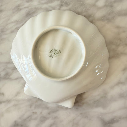Vintage French Art Nouveau Seashell Trinket Dish by Limoges